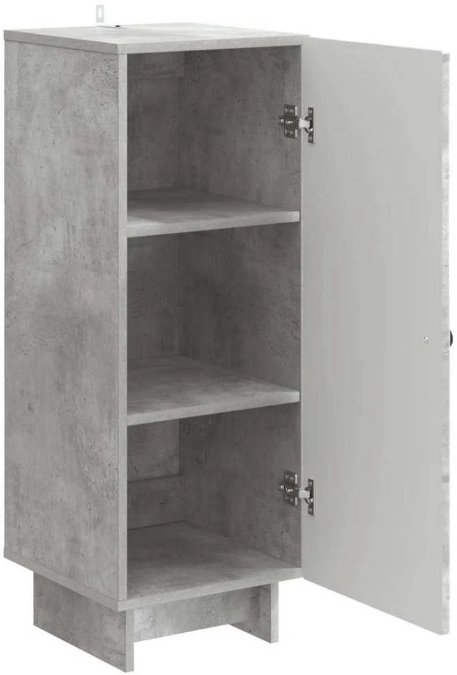 Kabalas Betono pilka 33 x 34,5 x 90 cm Apdirbta mediena