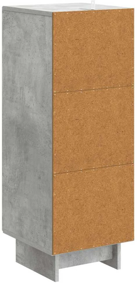 Kabalas Betono pilka 33 x 34,5 x 90 cm Apdirbta mediena