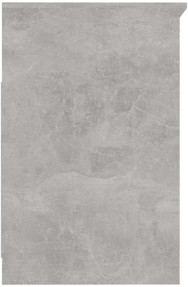 Spintelė su stalčiais, betono pilka, 40x50x76cm, mediena