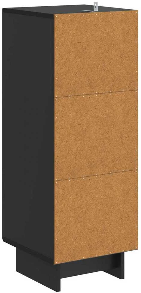 Kabalas Juoda 33 x 34,5 x 90 cm Apdirbta mediena
