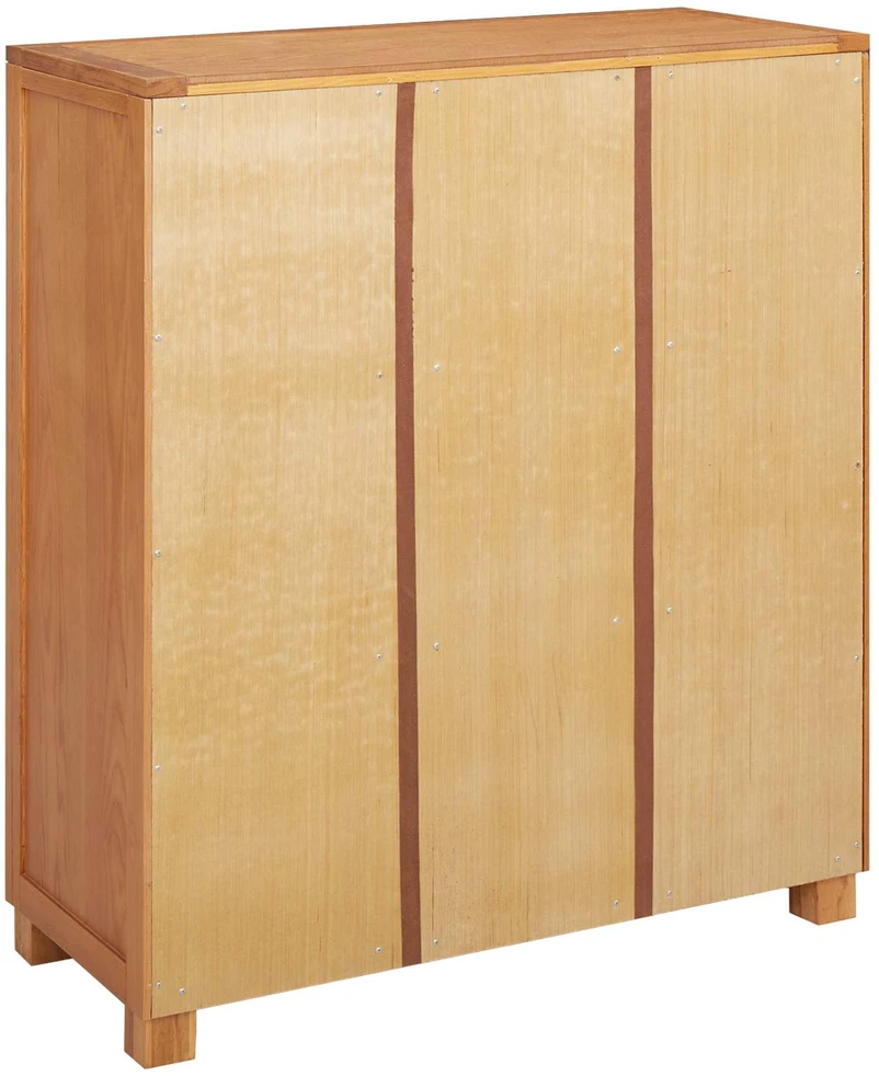 Spintelė su stalčiais Ruda 80 x 35 x 95 cm Kietas ąžuolo medis
