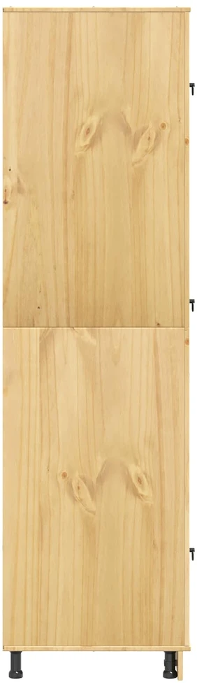 Spintelė su stalčiais SKI Medaus Ruda 66 x 58 x 207 cm