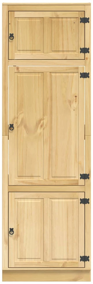 Spintelė su stalčiais SKI Medaus Ruda 66 x 58 x 207 cm