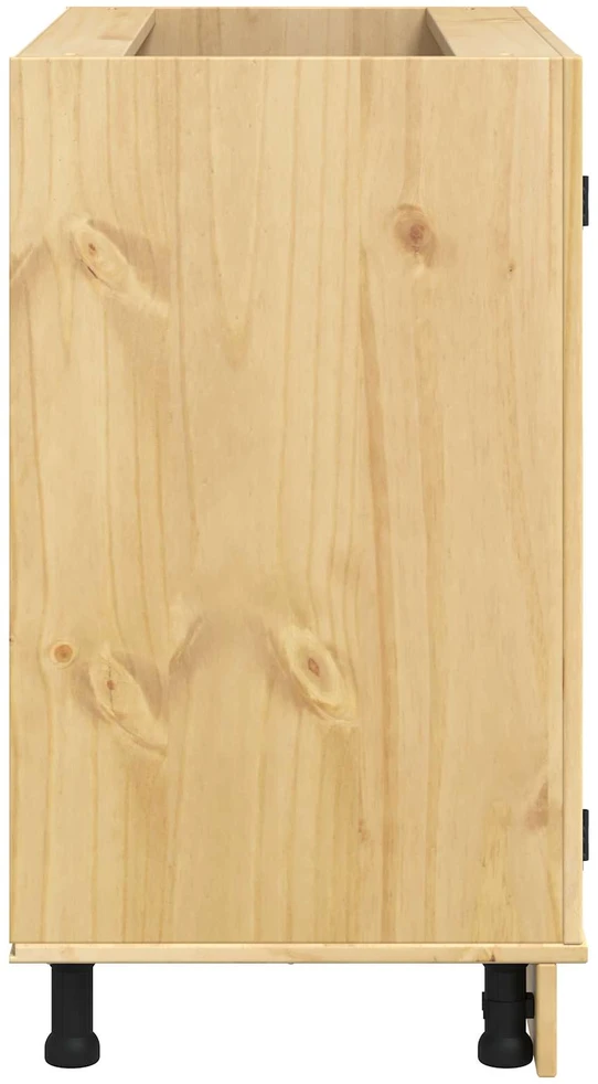Spintelė su stalčiais SKI Medaus Ruda 80 x 46 x 81,5 cm