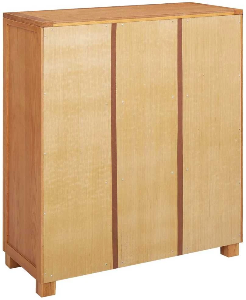 Spintelė su stalčiais Ruda 80 x 35 x 95 cm Kietas ąžuolo medis