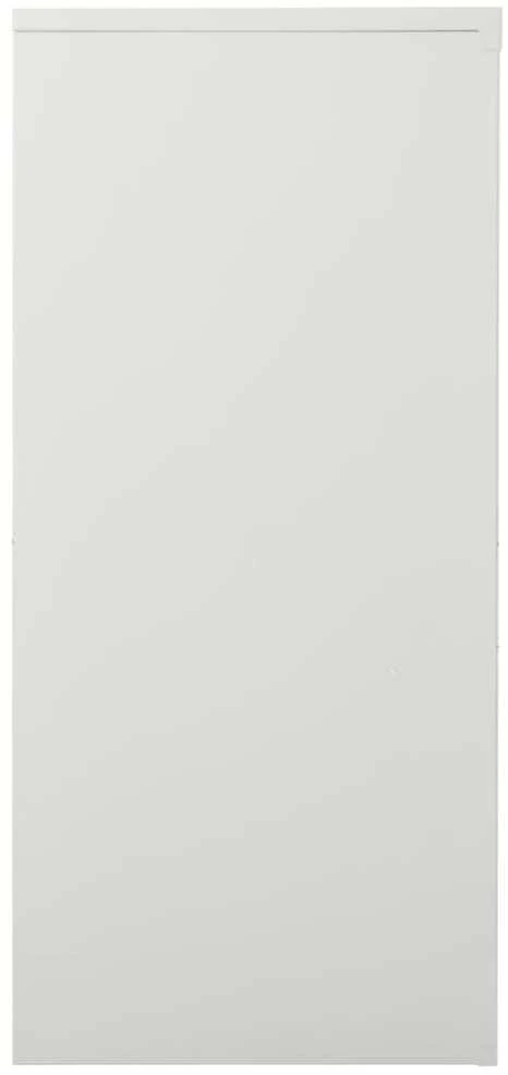 Spintelė su stumdomomis durelėmis, pilka, 90x40x90cm, plienas
