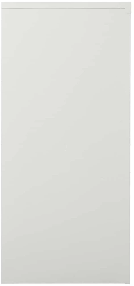 Spintelė su stumdomomis durelėmis, pilka, 90x40x90cm, plienas