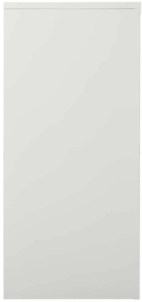 Spintelė su stumdomomis durelėmis, pilka, 90x40x90cm, plienas