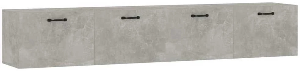 Spintelės, 2vnt., betono pilkos, 100x36,5x35cm, mediena