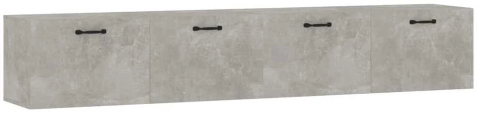Spintelės, 2vnt., betono pilkos, 100x36,5x35cm, mediena