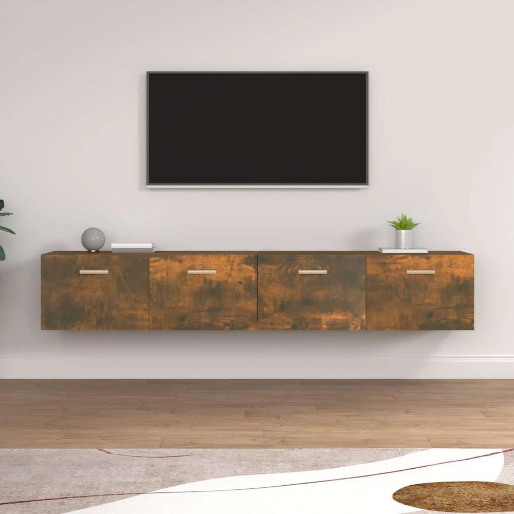 Spintelės, 2vnt., dūminio ąžuolo, 100x36,5x35cm, mediena