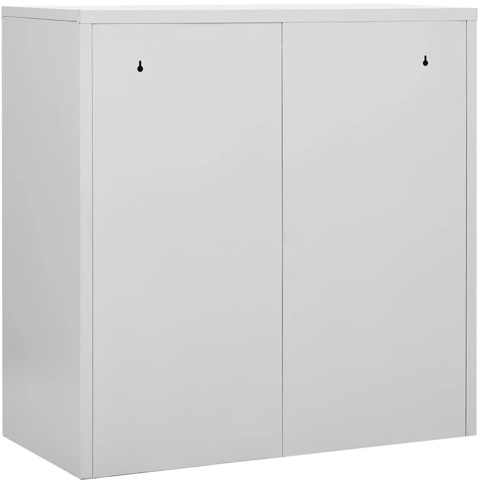 Spintelės, 2vnt., pilkos/mėlynos, 90x45x92,5cm, plienas