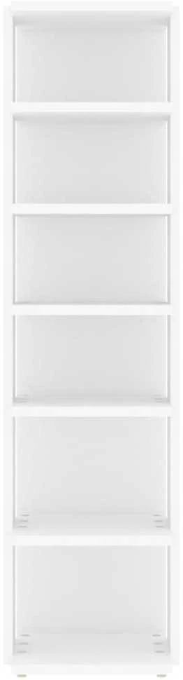 Spintelės batams, 2vnt., baltos, 27,5x27x102cm apdirbta mediena