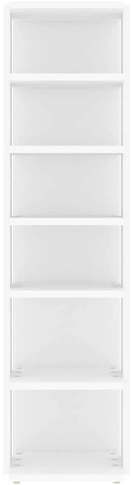 Spintelės batams, 2vnt., baltos, 27,5x27x102cm apdirbta mediena
