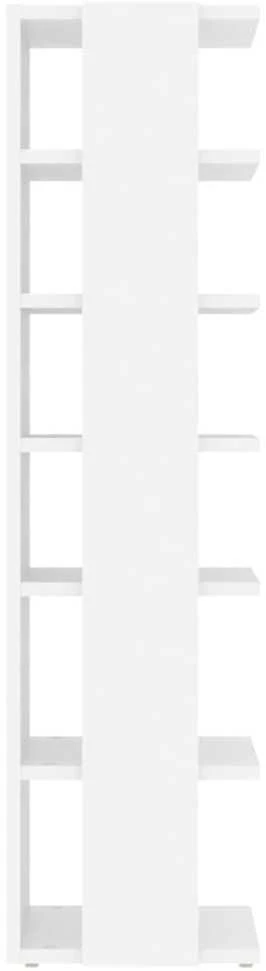 Spintelės batams, 2vnt., baltos, 27,5x27x102cm apdirbta mediena
