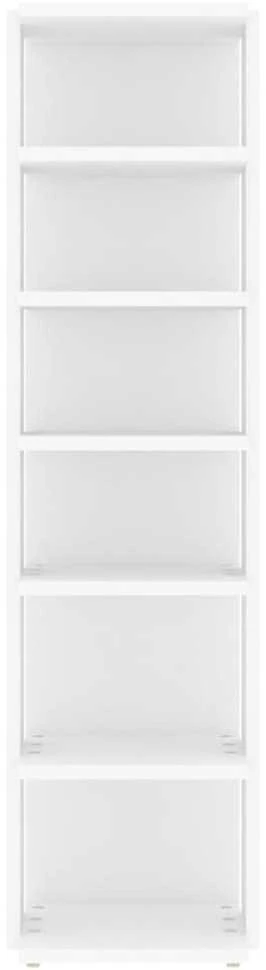 Spintelės batams, 2vnt., baltos, 27,5x27x102cm apdirbta mediena
