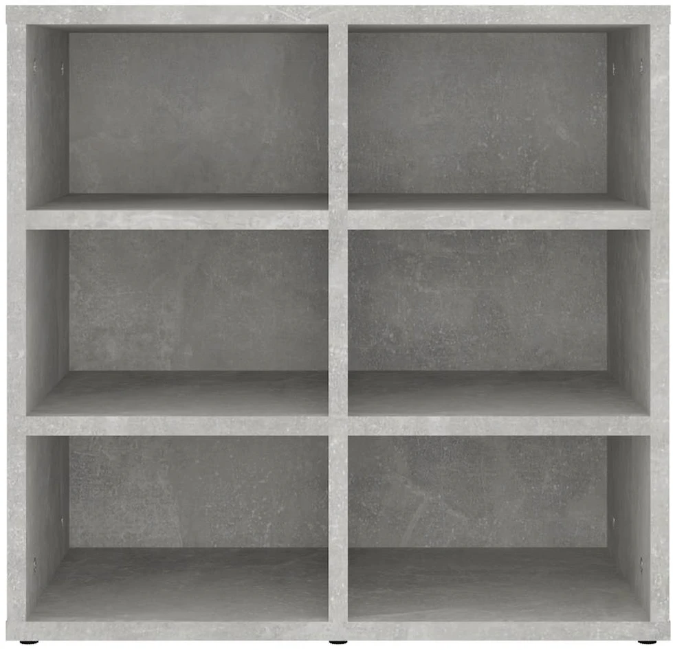 Spintelės batams, 2vnt., betono pilkos spalvos, 52,5x30x50cm