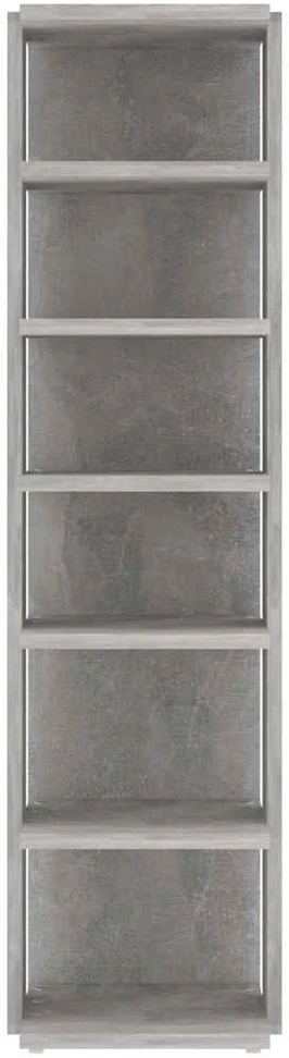 Spintelės batams, 2vnt., betono pilkos spalvos, 27,5x27x102 cm