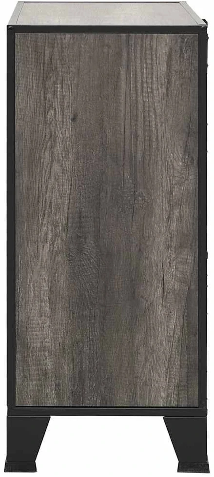 Spintelės daiktams, 2vnt., pilkos, 72x36x82cm, metalas ir MDF