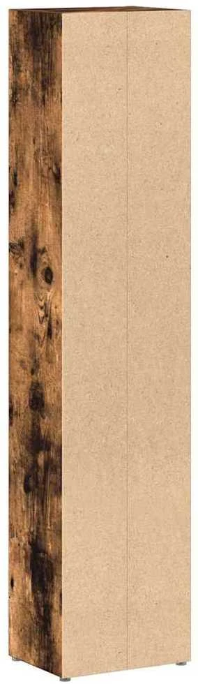 Spintelės diskams, 2vnt., ąžuolo, 21x16x93,5cm, mediena
