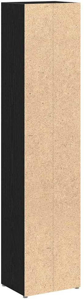 Spintelės diskams, 2vnt., juodos ąžuolas, 21x16x93,5cm, mediena