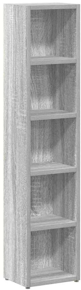 Spintelės diskams, 2vnt., pilkos ąžuolo, 21x16x93,5cm, mediena