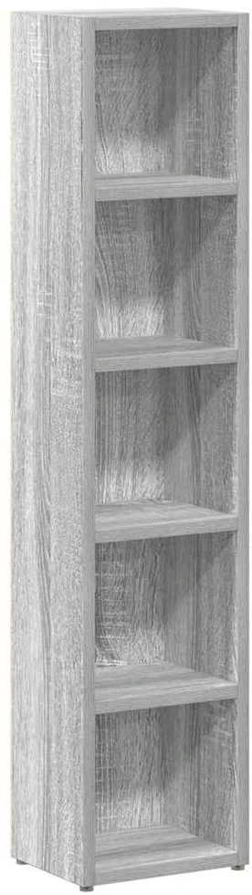 Spintelės diskams, 2vnt., pilkos ąžuolo, 21x16x93,5cm, mediena