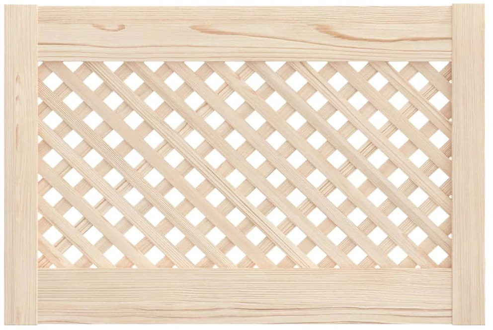 Spintelės durelės, 2vnt., 59,5x39,5 cm, pušis, grotelių dizaino