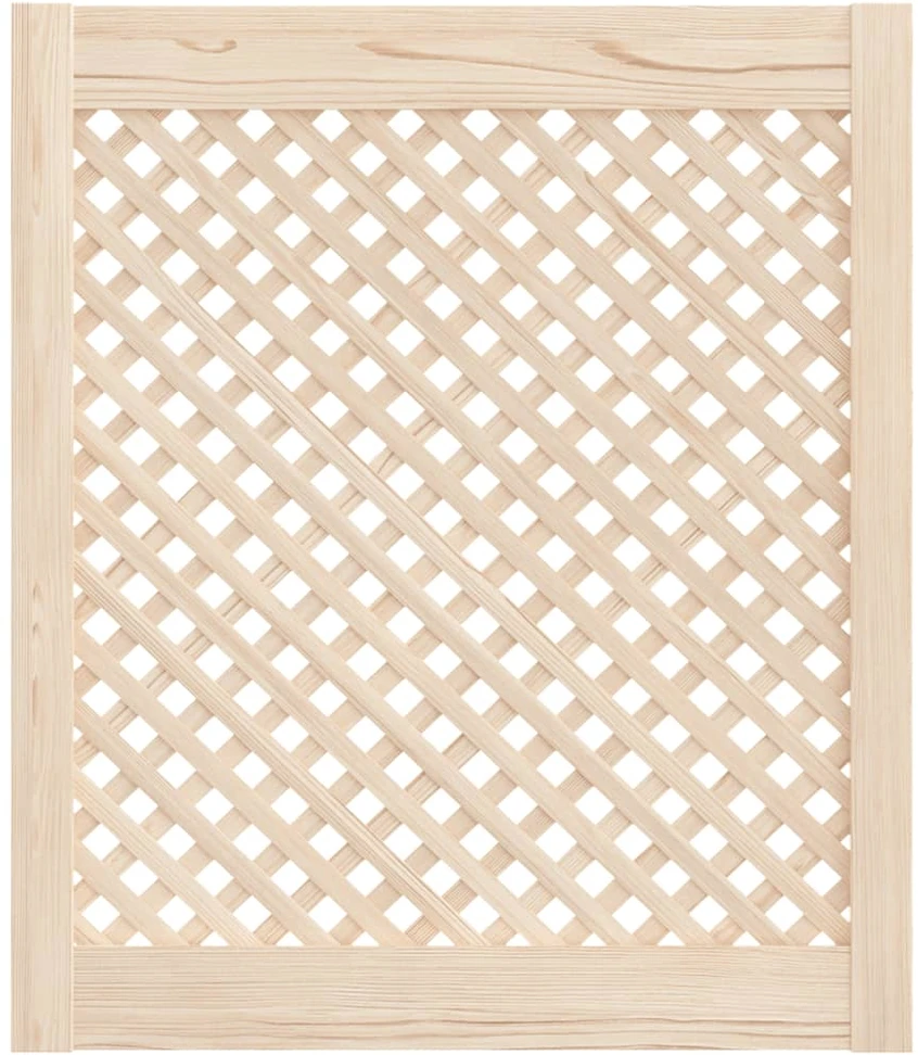 Spintelės durelės, 2vnt., 59,5x69cm, pušis, grotelių dizaino