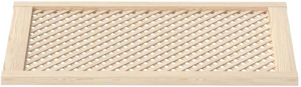Spintelės durelės, 2vnt., 59,5x99cm, pušis, grotelių dizaino