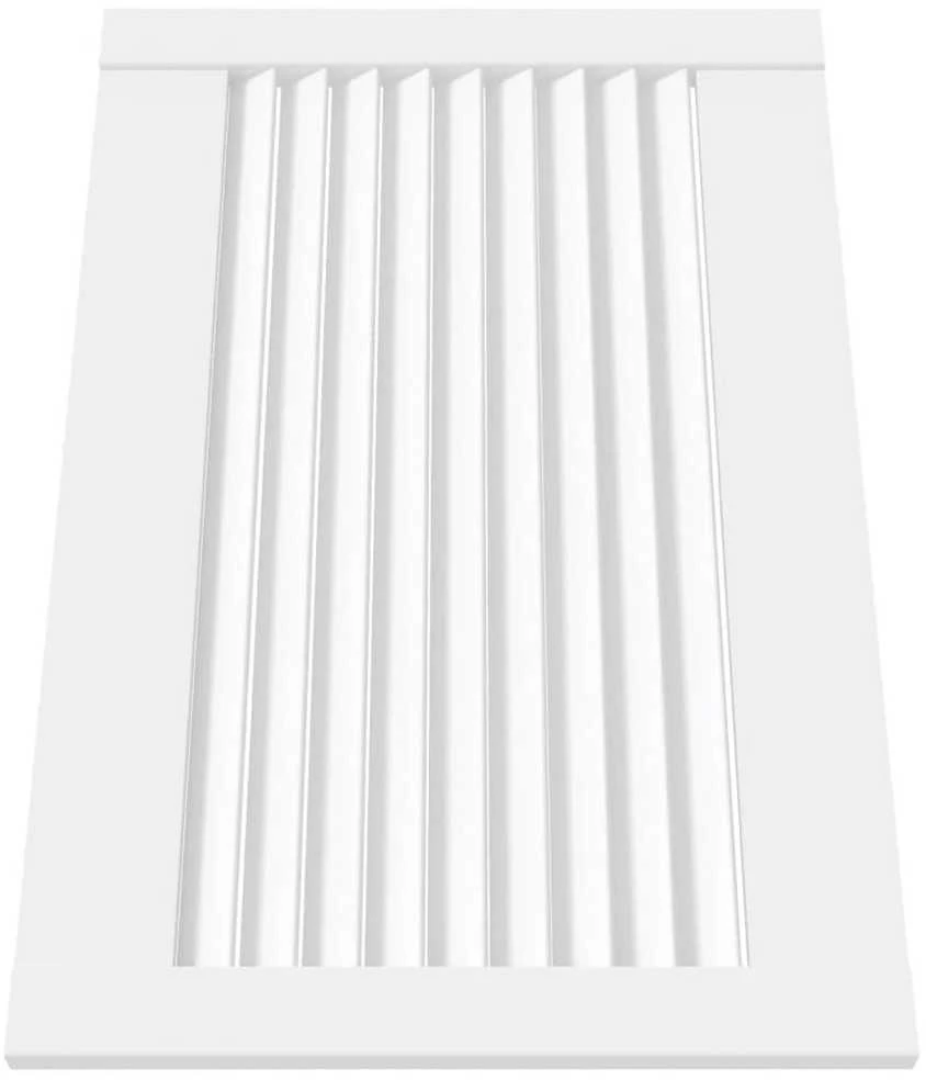 Spintelės durelės, 2vnt., baltos, 39,5x59,4cm, pušis