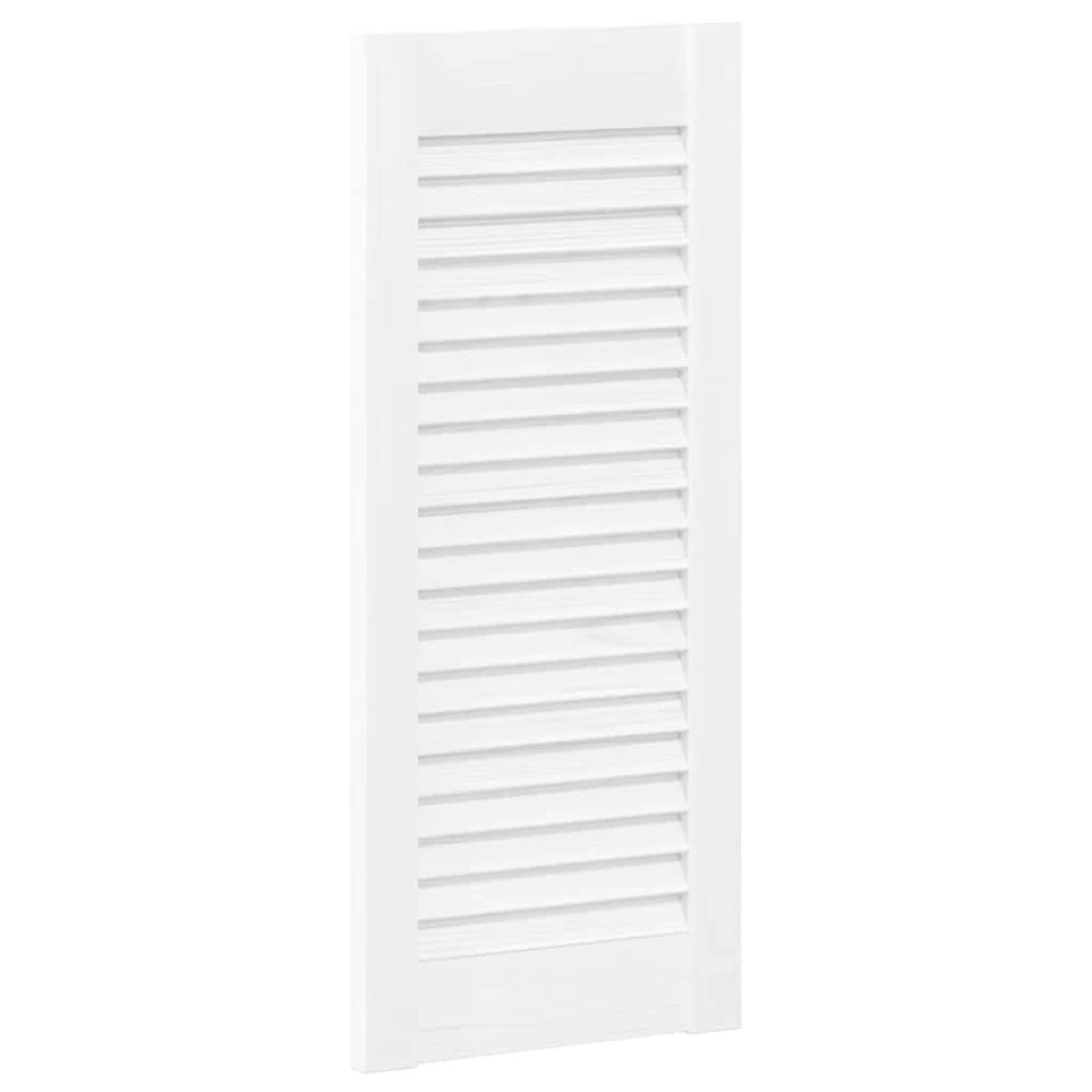 Spintelės durys su durimis 2 vnt. Balta 69 x 49,4 cm