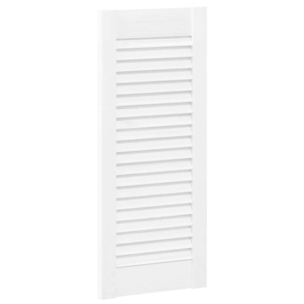 Spintelės durys su durimis 2 vnt. Balta 69 x 49,4 cm