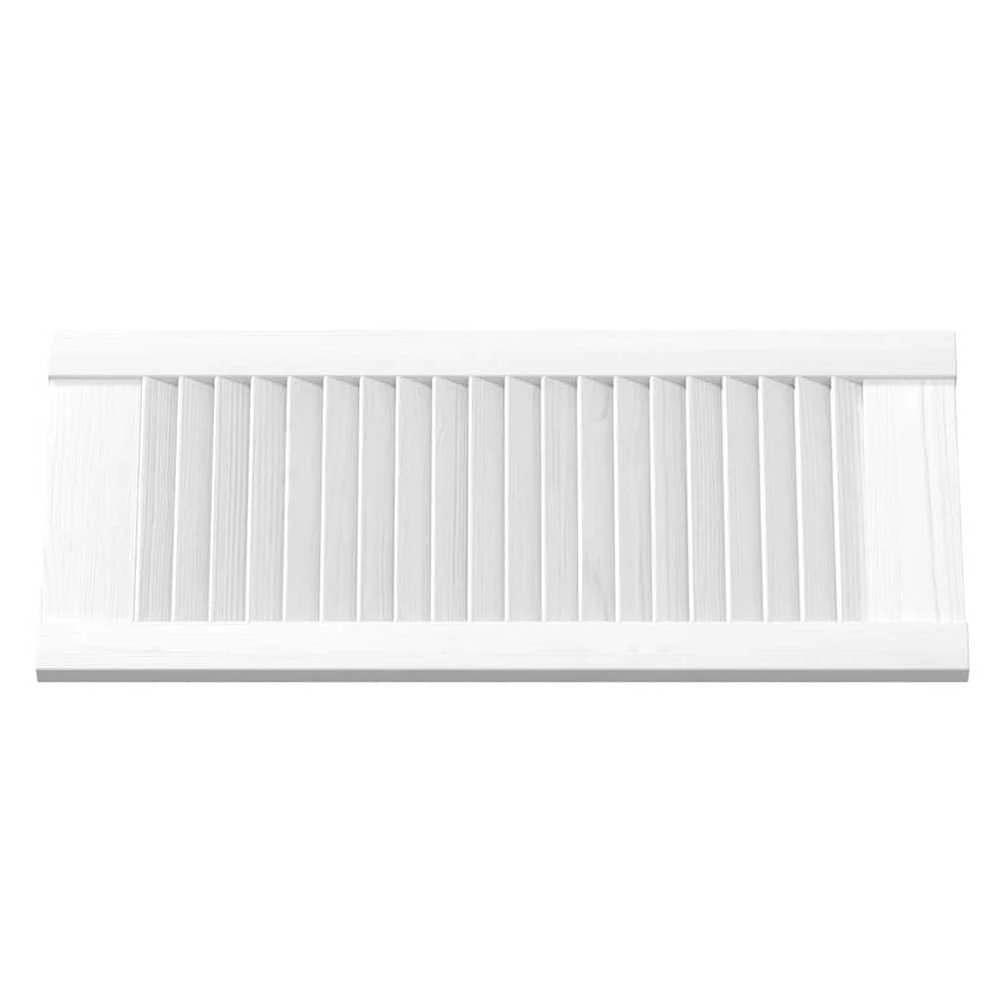 Spintelės durelės, 2vnt., baltos, 69x29,5cm, žaliuzių dizaino