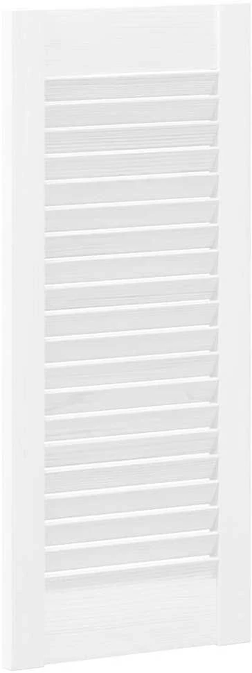 Spintelės durelės, 4vnt., baltos, 69x29,5cm, žaliuzių dizaino