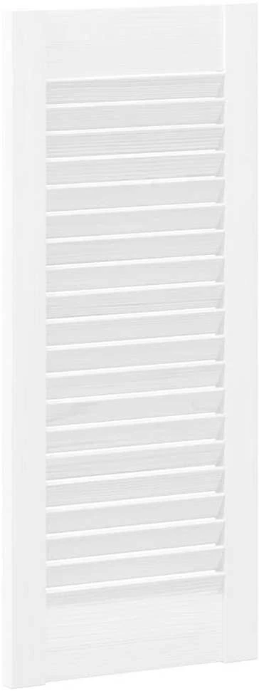 Spintelės durelės, 4vnt., baltos, 69x29,5cm, žaliuzių dizaino