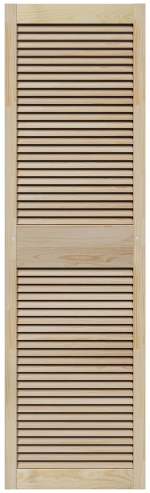 Spintelės durys su durimis 4 vnt. Natūrali 170 x 49,5 cm