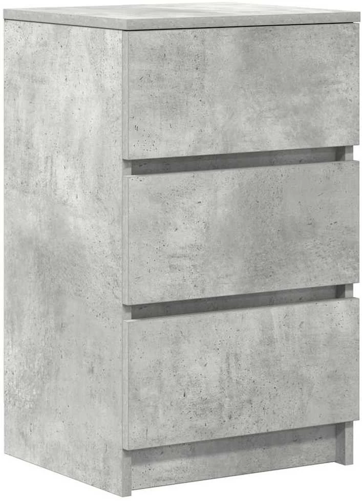 Spintelės prie lovos su 3 stalčiais 2 vnt, 39x35x65 cm