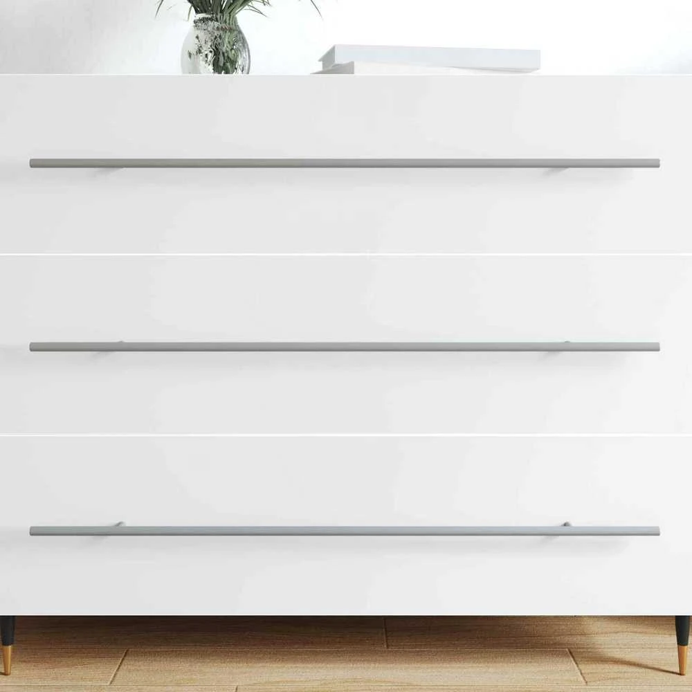 Spintelės rankena 12 vnt. Sidabro 800 mm Nerūdijantis Plienas