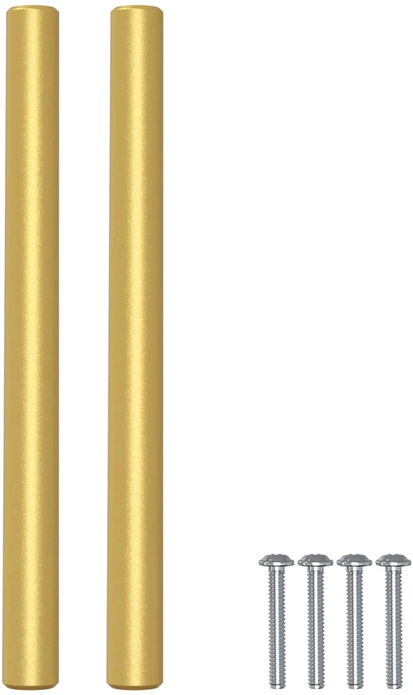 Spintelės rankena 2 vnt. Auksinė 150 mm Nerūdijantis plienas