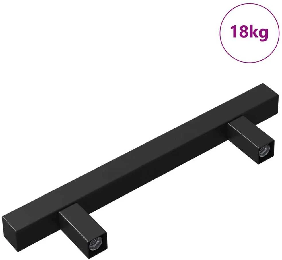 Spintelės rankena 420 vnt. Juoda 150 x 12,3 x 35,2 mm
