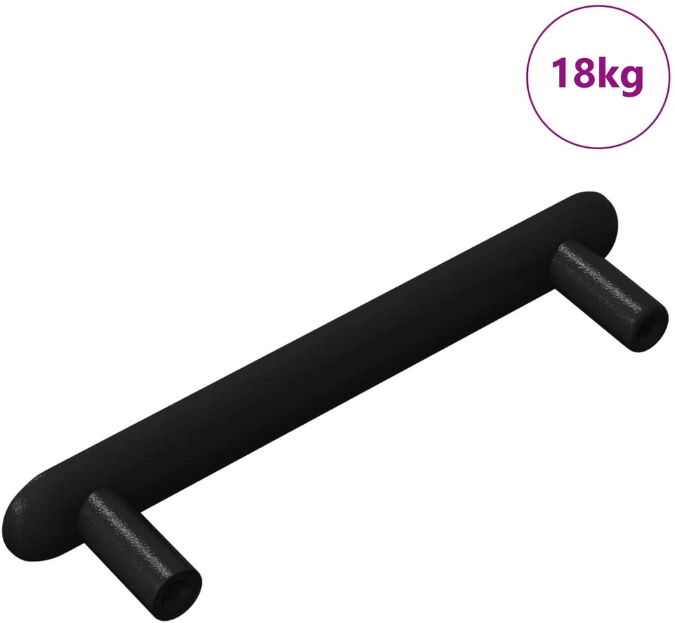 Spintelės rankena 474 vnt. Juoda 121 x 16.6 x 28.3 mm Geležis