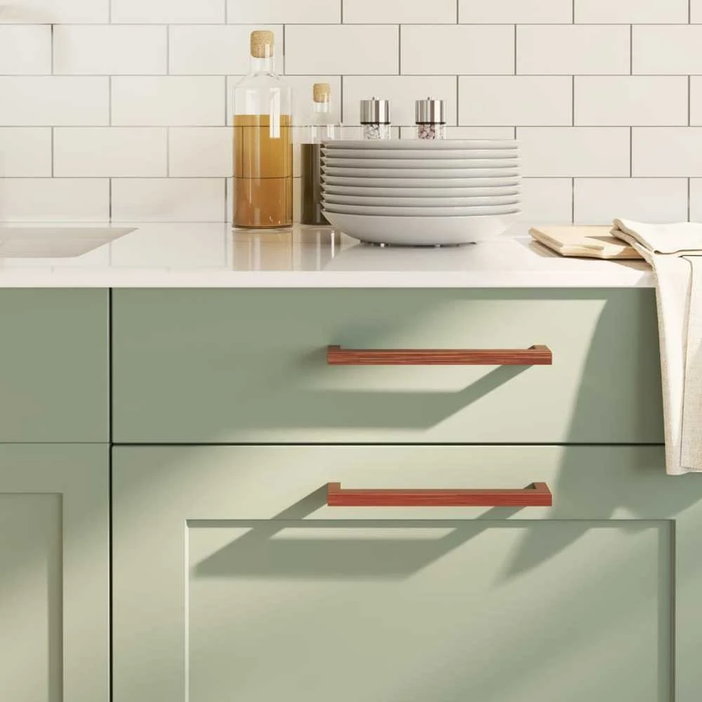 Spintelės rankenėlės, 10vnt., bronzinės, nerūdijantis plienas