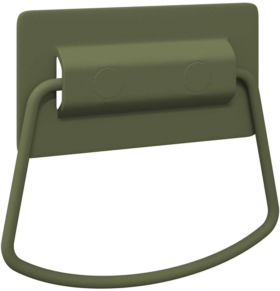 Spintelės Rankenos 12 vnt. Alyvuogių žalia 85 x 45 mm Metalas