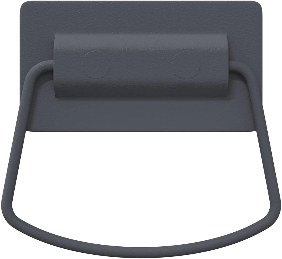 Spintelės Rankenos 12 vnt. Antracitas 85 x 45 mm Metalas