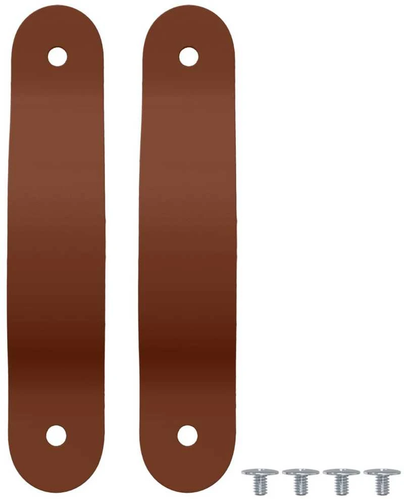 Spintelės Rankenos 2 vnt. Ruda 140 x 25 x 2,3 mm PU