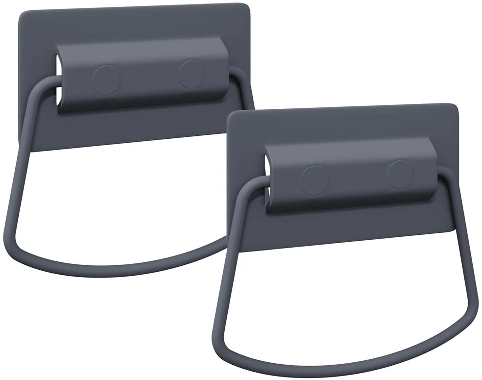 Spintelės Rankenos 2 vnt. Antracitas 85 x 45 mm Metalas