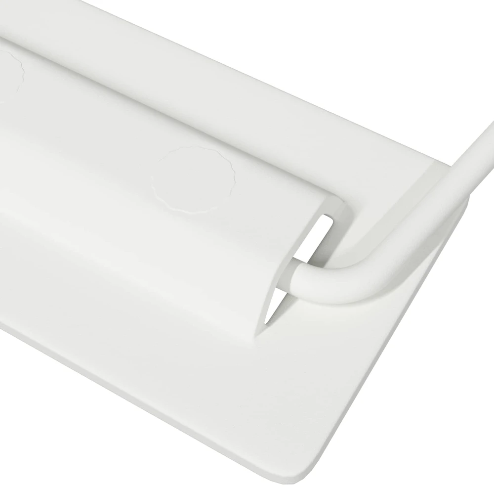 Spintelės Rankenos 2 vnt. Balta 85 x 45 mm Metalas
