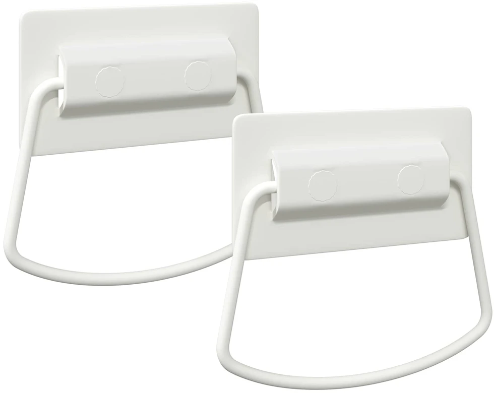 Spintelės Rankenos 2 vnt. Balta 85 x 45 mm Metalas