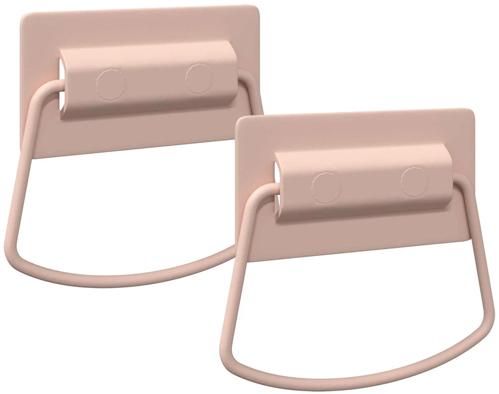Spintelės Rankenos 2 vnt. Rožinė 85 x 45 mm Metalas
